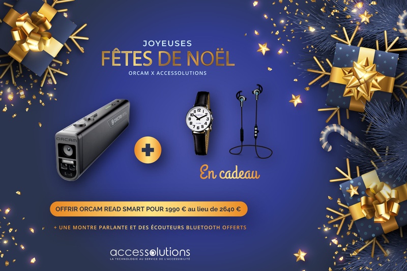 Visuel Offre OrCamRead Noël
