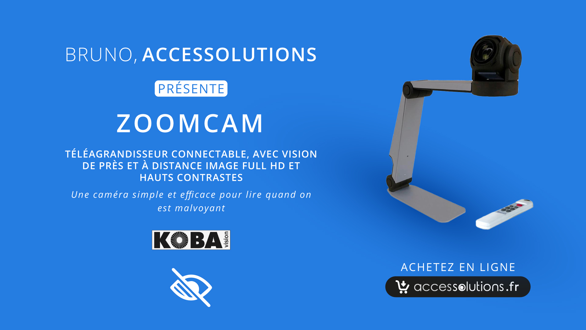 Nouvelle vidéo : Caméra connectable ZoomCam