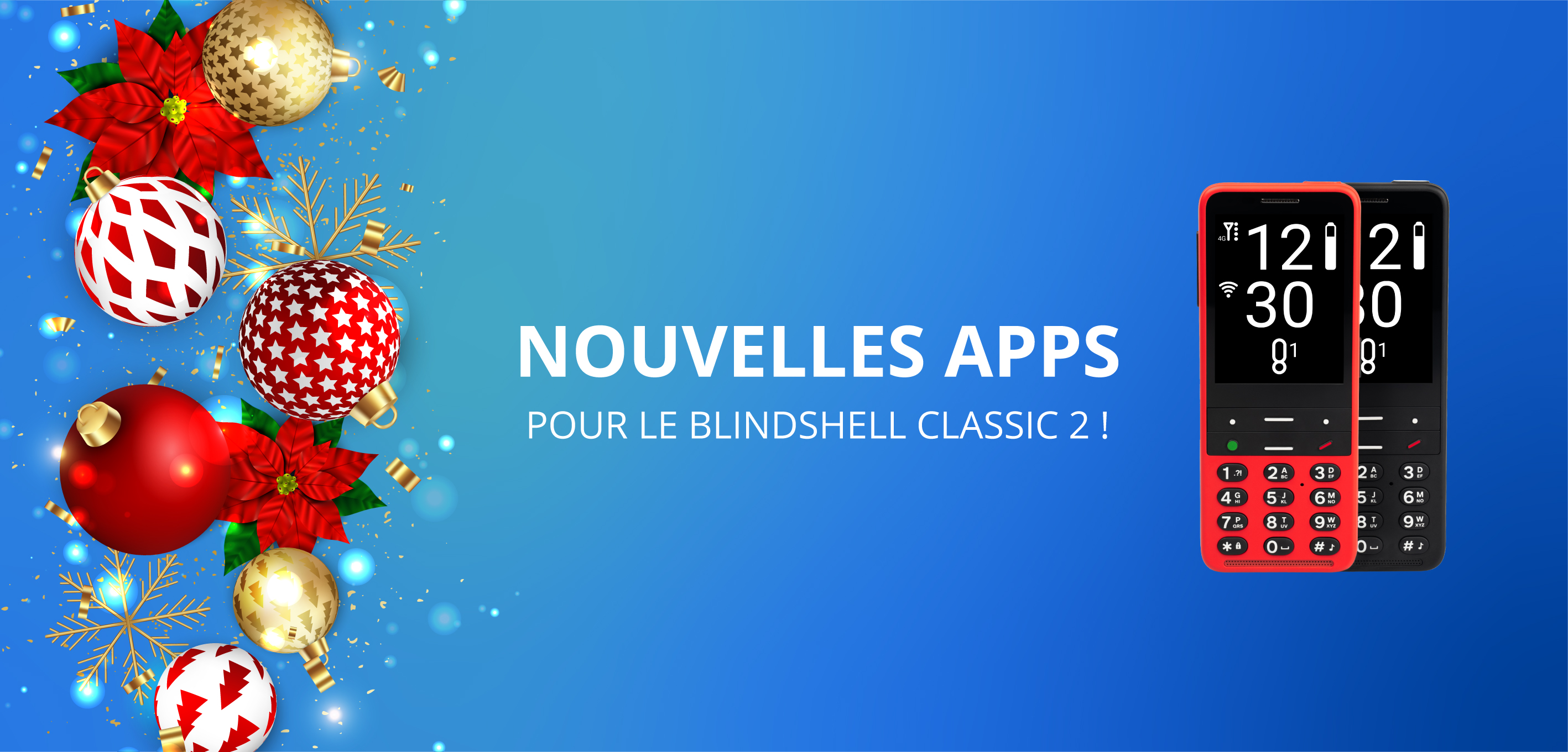 🎁 Nouvelles Applications pour le BlindShell Classic 2