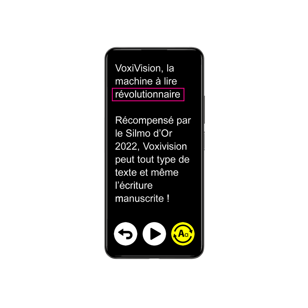 VoxiVision 2024 - Machine à lire et loupe électronique portable