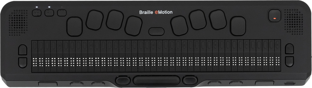 Vue de dessus Braille eMotion