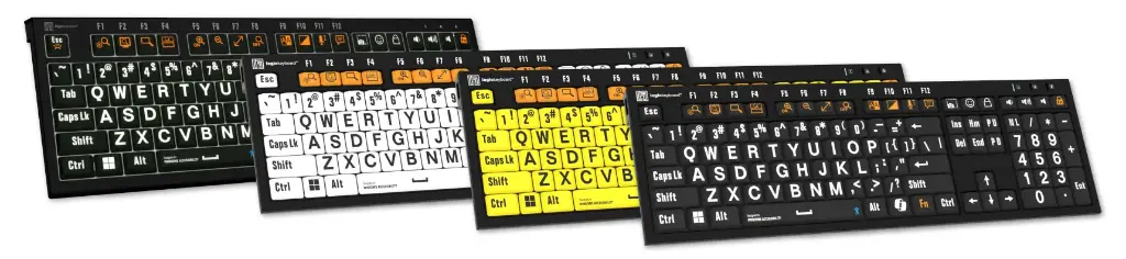 Clavier gros caractères accessibilité Windows